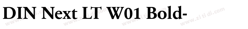 DIN Next LT W01 Bold字体转换